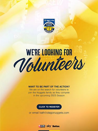 The Otago Nuggets are looking for volunteers