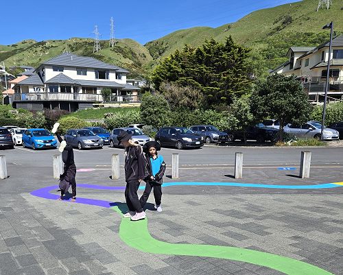 Fun with the new asphalt painting