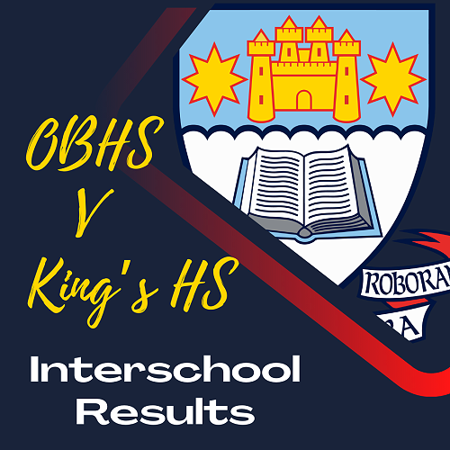 OBHS v King's High School Interschool results