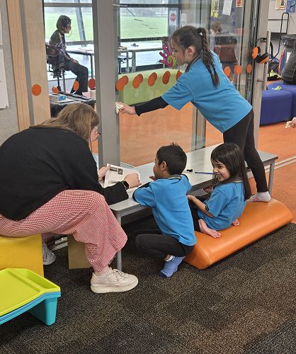 Group work in Koru Hub