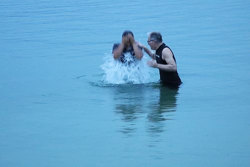 Pinky's Baptism, Broad Bay