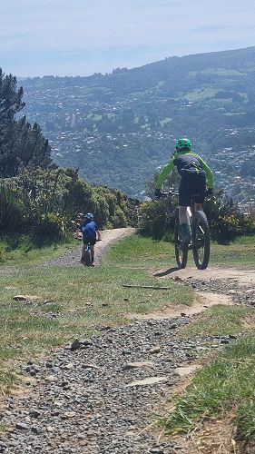 Mountain biking
