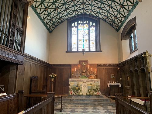 Interior of Church of the Good Shepherd, Murrayfield, Edinburgh.