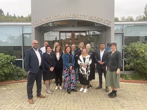 Harcourts Team outside IPU