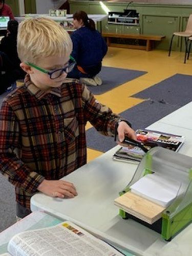 Leo Printmaking at KIT Day
