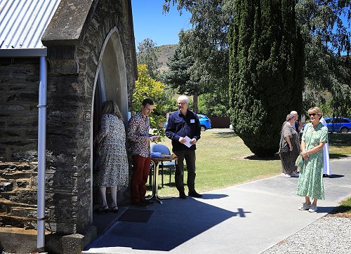 Gathering at St Andrew's Cromwell for 150th celebrations