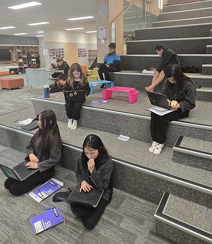 Learning on the social stairs (arapiki) in Pōhutukawa