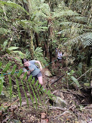 Ziva on the Hanging Valley Track