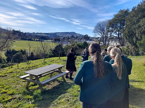 A tour around the community garden.