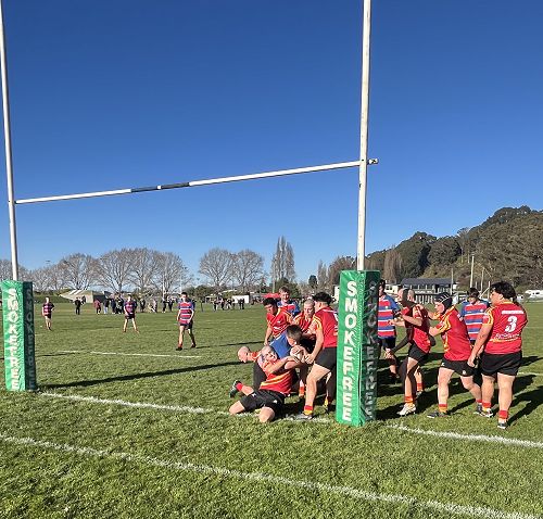 Ben R getting close to the try line!