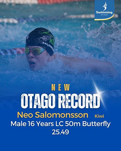 Strong swimming performances from our boys at the South Island Long Course Championships
