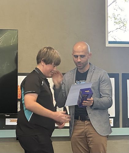 Lukas achieves 3rd Place across the whole Kāhui.  Ka mau te wehi Lukas!