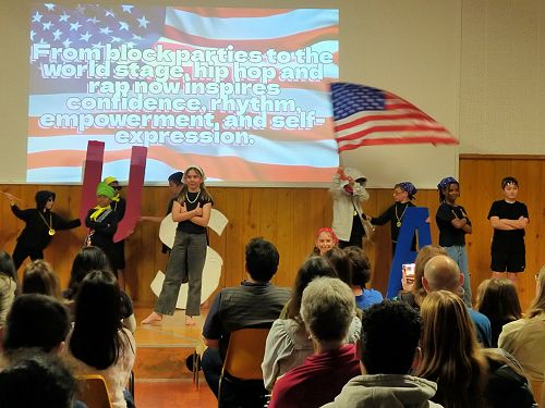 We saw how USA created the rap movement from our Year 5/6 students.