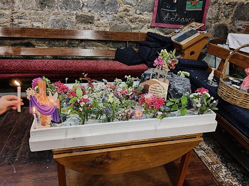 Easter Garden at Holy Trinity Port Chalmers