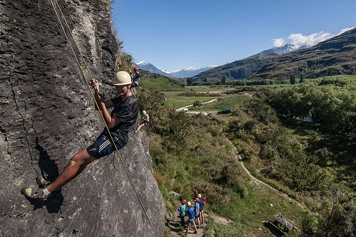 Climbing at Hospital Flat