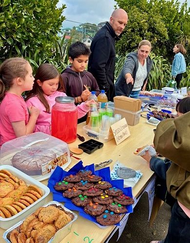 The lemonade stand team