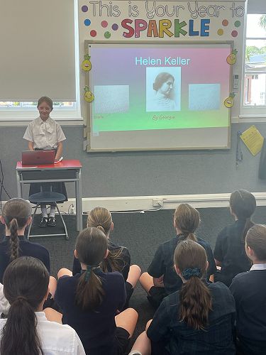 Georgia talks to us about Helen Keller and how she inspires us to persevere and overcome challenge