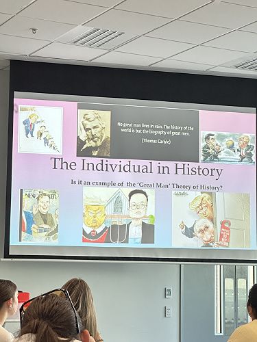 The power of a Professor to draw students in - lecture by Delores Janiewski