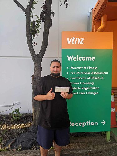 Holden gains his learners drivers licence