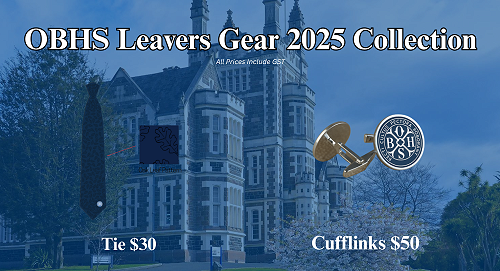 Fancy Some OBHS Cufflinks or an OBHS Oak Leaf Tie?