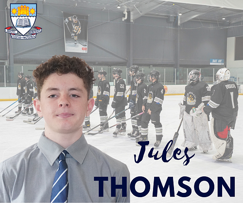 Jules Selected for New Zealand Under 16 Men’s Ice Hockey Team