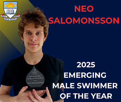 Emerging Male Swimmer of the Year – Neo Salomonsson
