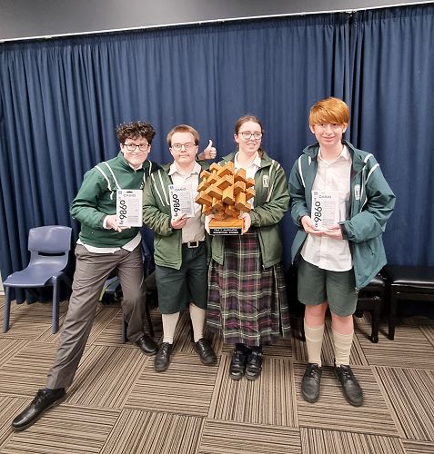 The First place team in the Year 11 Competition.