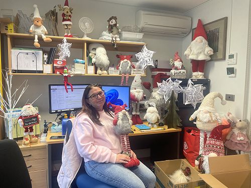 Sandy's post holiday office