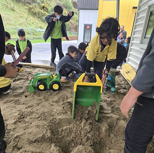 Fun in the sandpit!