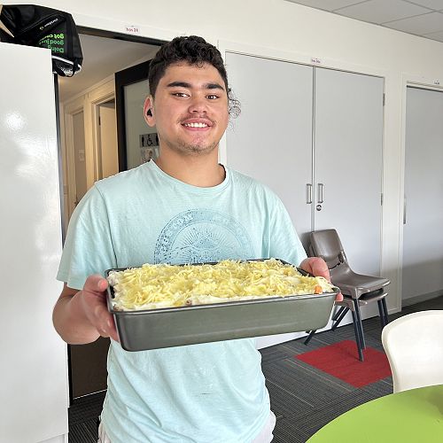 Talib proud of his cooking