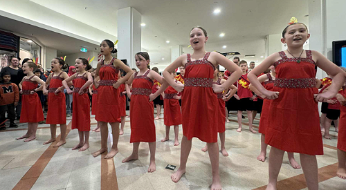 Manawatia a Matariki - Celebrating Matariki at the Johnsonville Mall with our Kapa Haka rōpū.