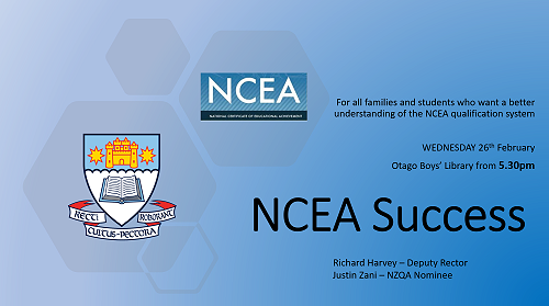 NCEA Information Evening