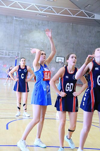 Interschool Netball Molly Stumbles