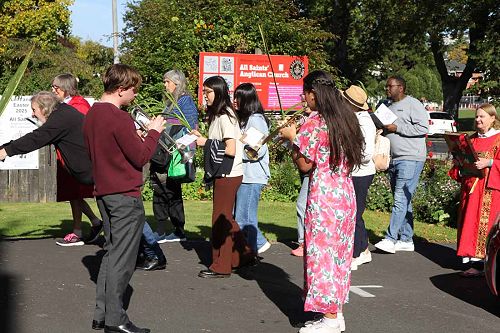 Processing into All Saints Church Dunedin