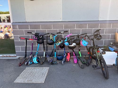 Our new home for wheels