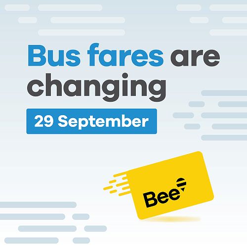 New Bee Card Fare from 29 September