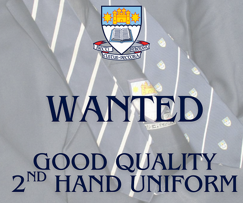 Wanted! Second Hand OBHS Uniform