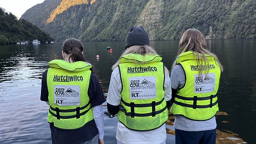 Fishing off the wharf