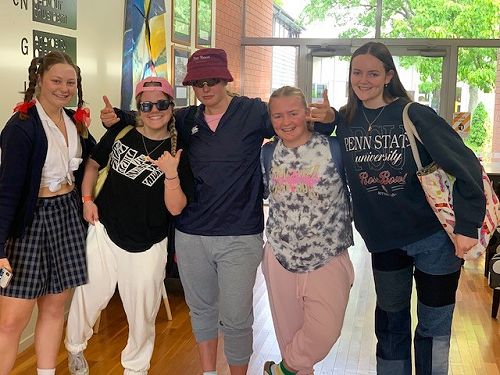 Tessa, Lily, Gemma, Lucy, Millie