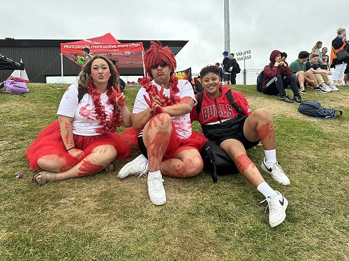Lelia, Starr and Aliziah Athletics Day