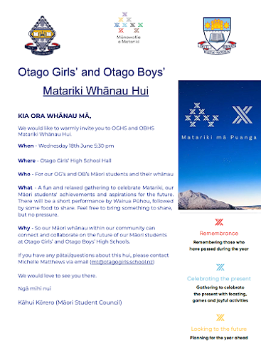 Matariki Whānau Hui