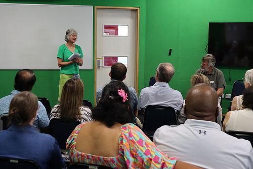 Barbara Marneth-Rust sharing her experiences.