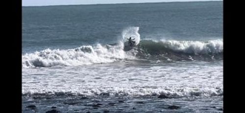 Jack Higgins layback snap sending spray to the heavens