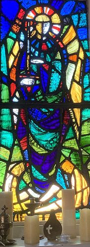 Stained Glass in the Church of the Good Shepherd, Murrayfield, Edinburgh.