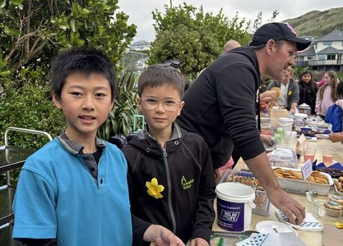 Some of our fabulous bake sale team
