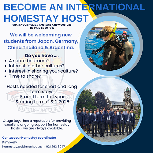 International Homestay Hosts Wanted