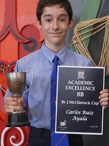 Year 8 - Br J McClintock Cup - Carlos Ruiz Ayala
