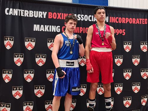 Cody Algar wins at the Boxing NZ National Championships 2024.