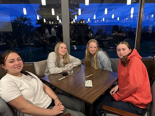 Kukupa cruising in 3rd at Year 11: Delilah, Ariana, Emily, Alexi