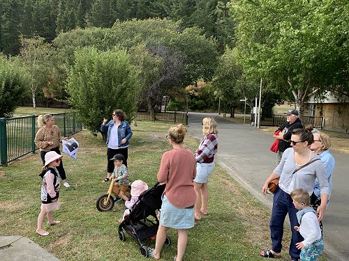 History walk at Sumner